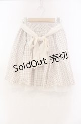axes femme / ギンガムチェック柄スカート M キナリ O-25-11-30-024-AX-SK-OW-OS