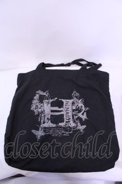 画像1: h.NAOTO / ショッパートートバッグ  ブラック O-25-12-01-001-HN-BG-IG-OS