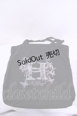 画像1: h.NAOTO / ショッパートートバッグ  ブラック O-25-12-01-001-HN-BG-IG-OS