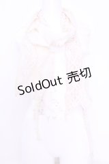 axes femme / ニットフリルストール  オフ O-25-12-01-037-AX-ZA-IG-OS