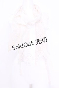 axes femme / ニットフリルストール  オフ O-25-12-01-037-AX-ZA-IG-OS