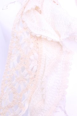 画像2: axes femme / ニットフリルストール  オフ O-25-12-01-037-AX-ZA-IG-OS