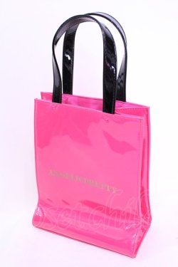 画像1: Angelic Pretty / 2024年 ファッションショーノベルティ ショッパー風トートバッグ  ピンク×クロ O-25-12-01-004-AP-ZA-IG-OS