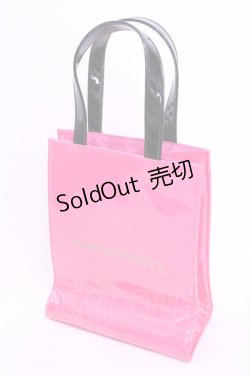 画像1: Angelic Pretty / 2024年 ファッションショーノベルティ ショッパー風トートバッグ  ピンク×クロ O-25-12-01-004-AP-ZA-IG-ZT500