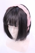 m petit by misako / TT*AMレースカチューシャ  ピンク O-25-12-01-043-LO-AC-IG-ZT1205A