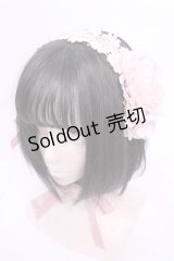 Innocent World / ラナンキュラスの乙女ヘッドドレス  生成り*ピンク O-25-12-01-046-IW-AC-IG-OS