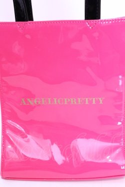 画像2: Angelic Pretty / 2024年 ファッションショーノベルティ ショッパー風トートバッグ  ピンク×クロ O-25-12-01-004-AP-ZA-IG-OS