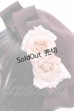 画像2: Innocent World / ドロテアローズベレー帽  ブラウン O-25-12-01-049-IW-AC-IG-OS