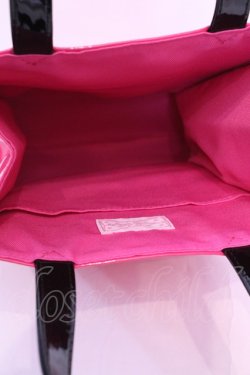 画像3: Angelic Pretty / 2024年 ファッションショーノベルティ ショッパー風トートバッグ  ピンク×クロ O-25-12-01-004-AP-ZA-IG-OS