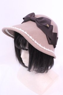 Innocent World リボンクロッシェハット 黒 リボンクロッシェハット(再販)(受注生産)(ご予約) | Innocent World