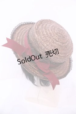 画像2: ALICE and the PIRATES / ラブヴォヤージュカンカン帽  ブラウン系×ワイン O-25-12-01-053-PA-AC-IG-OS