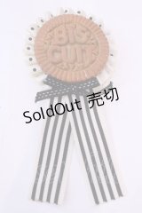 TiTi / こんがりビスケットのロゼットブローチ  ブラウン×オフ O-25-12-01-060-LO-AC-IG-OS