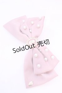 m petit by misako / AM*NIPLバレッタ  ピンク O-25-12-01-061-LO-AC-IG-OS