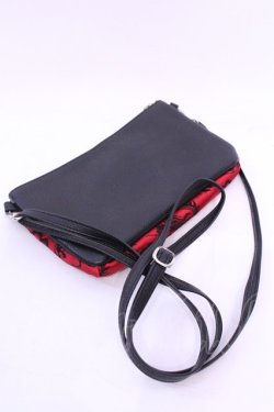 画像2: Qutie Frash / ノベルティジャガードミニバッグ  レッド O-25-12-01-007-QU-BG-IG-OS