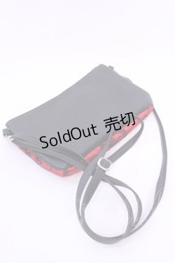 画像2: Qutie Frash / ノベルティジャガードミニバッグ  レッド O-25-12-01-007-QU-BG-IG-ZT334