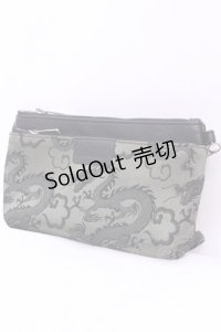 Qutie Frash / ノベルティジャガードミニバッグ  グリーン O-25-12-01-008-QU-BG-IG-ZT1209D