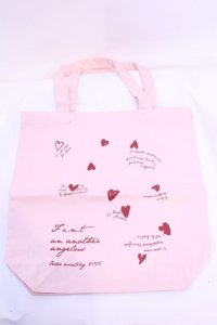 Fi.n.t / ノベルティトートバッグ  ピンク O-25-12-01-010-CA-BG-OW-ZT334