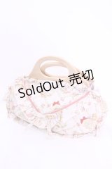 PINK HOUSE / パフュームプリントバッグ  ピンク O-25-12-01-002-LO-BG-IG-OS