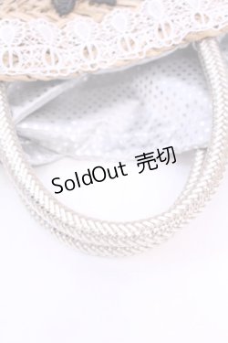 画像3: axes femme / レース配色ストローバッグ  ナチュラル O-25-12-01-015-AX-BG-IG-OS