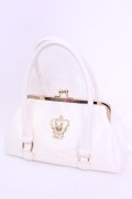 BABY,THE STARS SHINE BRIGHT / 王冠ガマ口BAG  シロ O-25-12-01-016-BA-BG-IG-OS