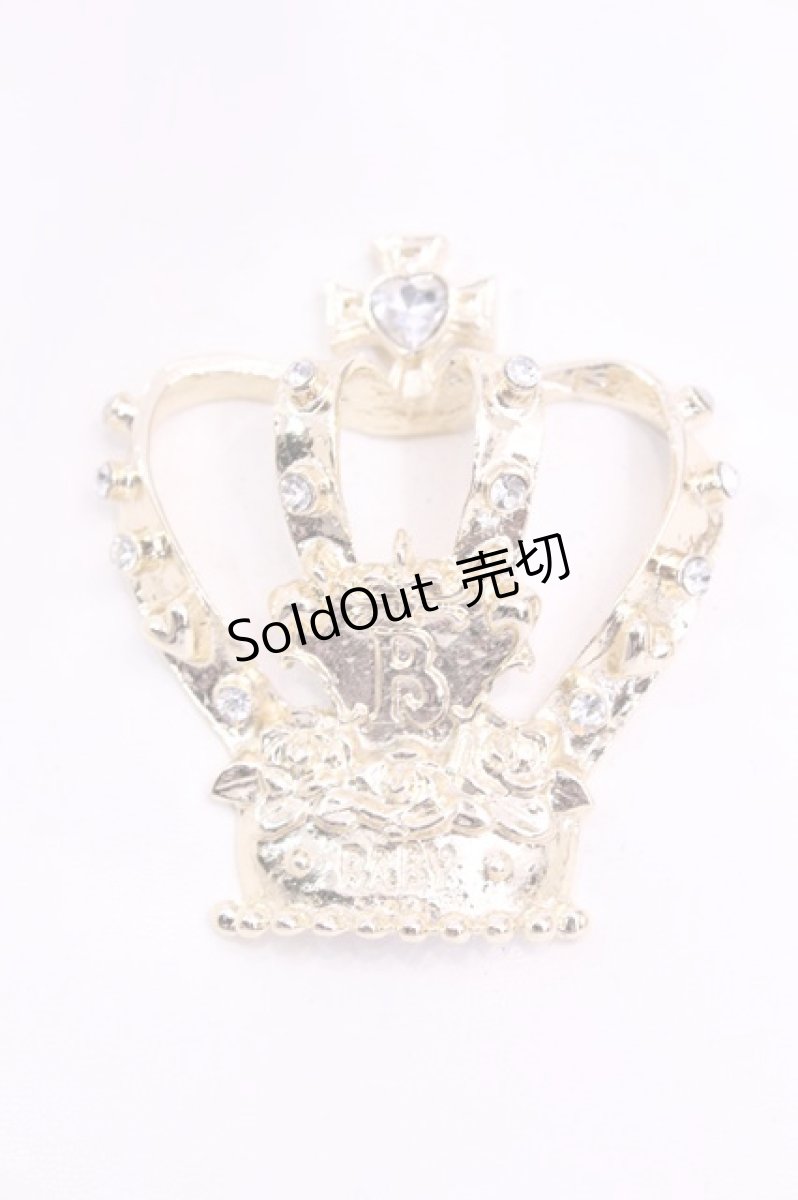画像2: BABY,THE STARS SHINE BRIGHT / 王冠ガマ口BAG  シロ O-25-12-01-016-BA-BG-IG-OS (2)