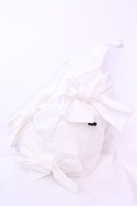 merry jenny / ribbonワンショルダーバッグ  ホワイト O-25-12-01-017-LO-BG-YM-ZT335