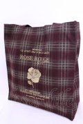 ROSE ROUSE / タテ型チェック柄トート  ブラウン O-25-12-01-018-LO-BG-IG-OS
