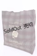 ROSE ROUSE / タテ型チェック柄トート  ブラウン O-25-12-01-018-LO-BG-IG-ZT334