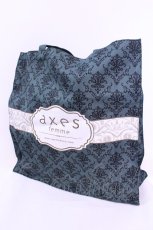 画像1: axes femme / フラワーパネル柄トートバッグ  グリーン O-25-12-01-020-AX-BG-IG-ZT334 (1)