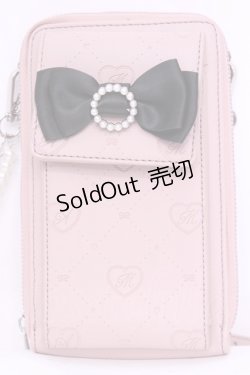 画像1: Lovely Tency / 眞白ありすコラボ/スマホショルダーバッグ  ピンク O-25-12-01-022-LO-BG-IG-OS