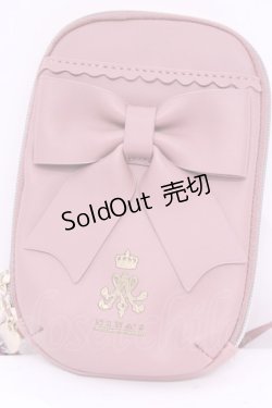 画像1: m petit by misako / AMリボンショルダーバッグ  ピンク O-25-12-01-023-LO-BG-IG-OS