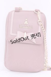 m petit by misako / NINA′Sスマホショルダーバッグ  ピンク O-25-12-01-003-LO-BG-IG-OS