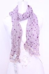 axes femme / ハートドットストール  ラベンダー O-25-12-01-032-AX-ZA-IG-ZT359