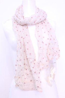 画像1: axes femme / ハートドットストール  オフ O-25-12-01-033-AX-ZA-IG-OS