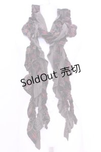 axes femme / チェックフリルストール  ブラウン O-25-12-01-035-AX-ZA-IG-OS