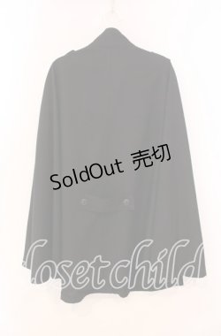 画像3: MIHO MATSUDA / ケープマント  ブラック O-25-12-02-033-GO-CO-IG-OS