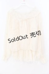 LIZ LISA / チュール切替プルオーバー  生成り O-25-12-02-004-LO-TO-IG-OS