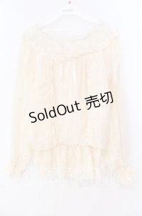 LIZ LISA / チュール切替プルオーバー  生成り O-25-12-02-004-LO-TO-IG-OS