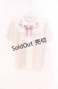 Amavel / 喫茶アマベルのアフタヌーン・ティーブラウス  ピンク O-25-12-02-036-CA-BL-IG-OS