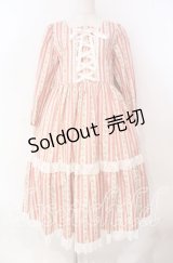 marcHenTica / フラワーガーデンワンピース  ピンク O-25-12-02-038-LO-OP-IG-OS