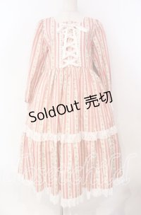 marcHenTica / フラワーガーデンワンピース  ピンク O-25-12-02-038-LO-OP-IG-OS