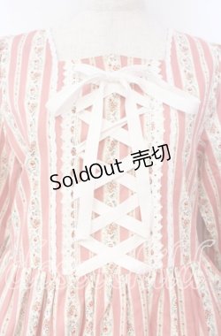 画像2: marcHenTica / フラワーガーデンワンピース  ピンク O-25-12-02-038-LO-OP-IG-OS