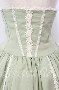 画像2: ALICE and the PIRATES / ロザリープリンセスコルセットスカート  若草 O-25-12-02-041-PA-SK-IG-OS