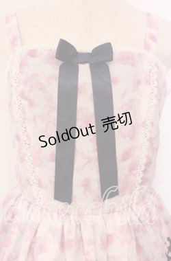 画像2: axes femme Kawaii / ブルーミングガーデンジャンパースカート  ネイビー O-25-12-02-043-AX-OP-IG-OS