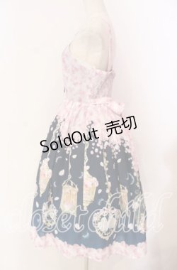 画像4: axes femme Kawaii / ブルーミングガーデンジャンパースカート  ネイビー O-25-12-02-043-AX-OP-IG-OS