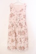 axes femme / 花柄ワンピース  ピンク O-25-12-02-005-AX-OP-IG-OS