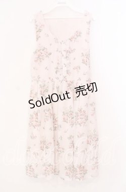 画像1: axes femme / 花柄ワンピース  ピンク O-25-12-02-005-AX-OP-IG-OS