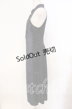 画像3: Qutie Frash / チャイナホルターロングワンピ  ブルー O-25-12-02-045-QU-OP-IG-OS