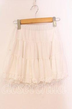 画像1: Princess Melody / チュールフリルスカート  シロ O-25-12-02-047-EL-SK-IG-OS