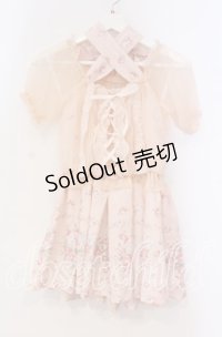 LIZ LISA / ローズブーケ柄トップス 0 ピンク O-25-12-02-049-LO-TO-OW-OS